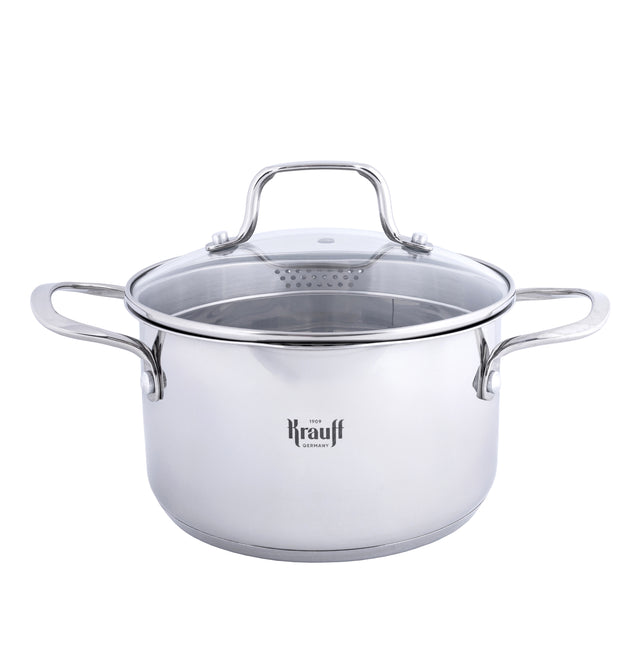 Кастрюля «Кухонный патруль» со стеклянной крышкой, 1,8 л Prime Chef