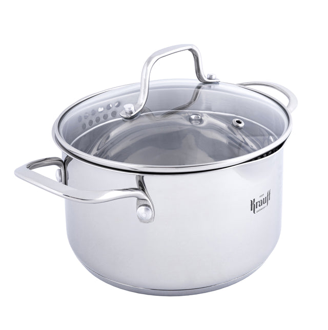 Каструля «Кухонний патруль» зі скляною кришкою, 3,5 л Prime Chef