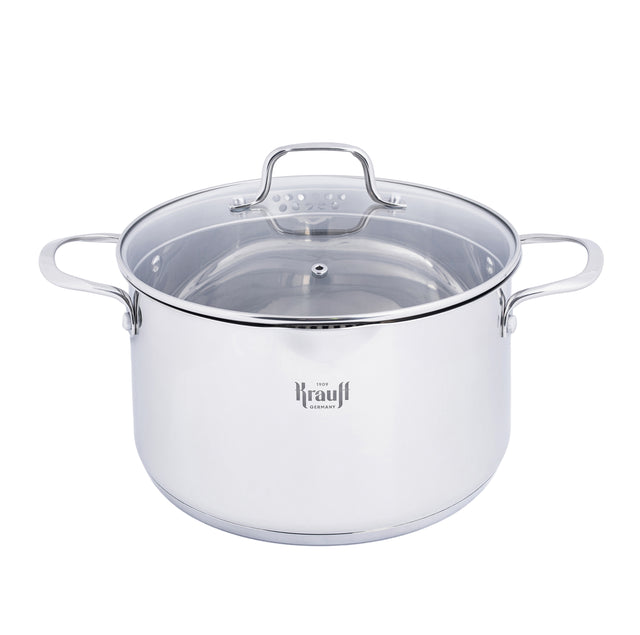 Кастрюля «Кухонный патруль» со стеклянной крышкой, 4,6 л Prime Chef