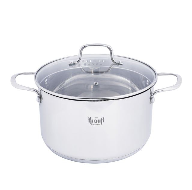 Кастрюля «Кухонный патруль» со стеклянной крышкой, 5,8 л Prime Chef