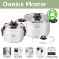 Набір посуду Genius Master 6 предметів
