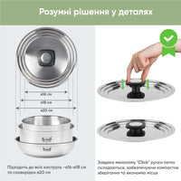 Набір посуду Genius Chef 6 предметів