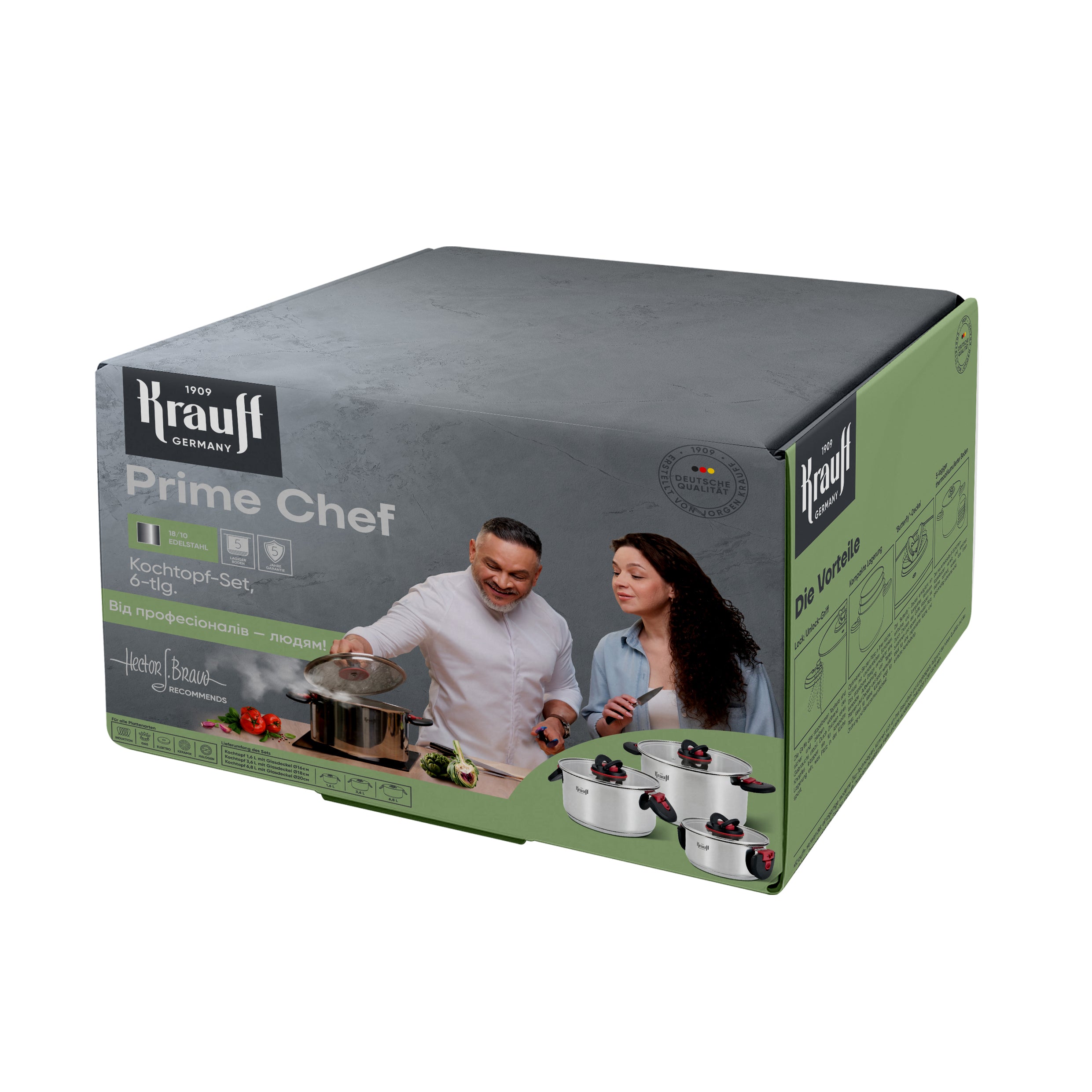 Набір посуду Prime Chef 6 предметів