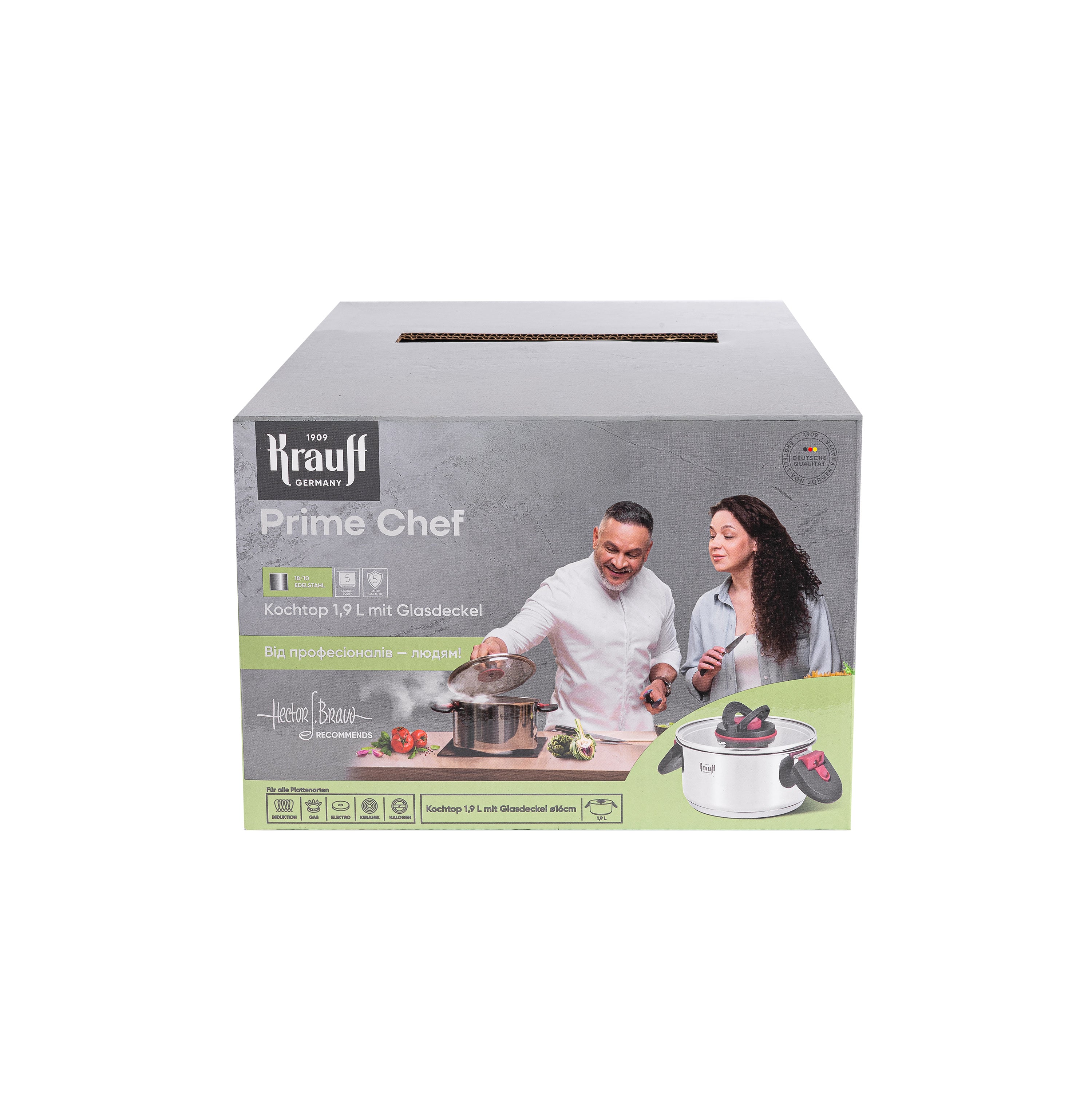 Каструля Prime Chef зі складаними ручками 1,9 л