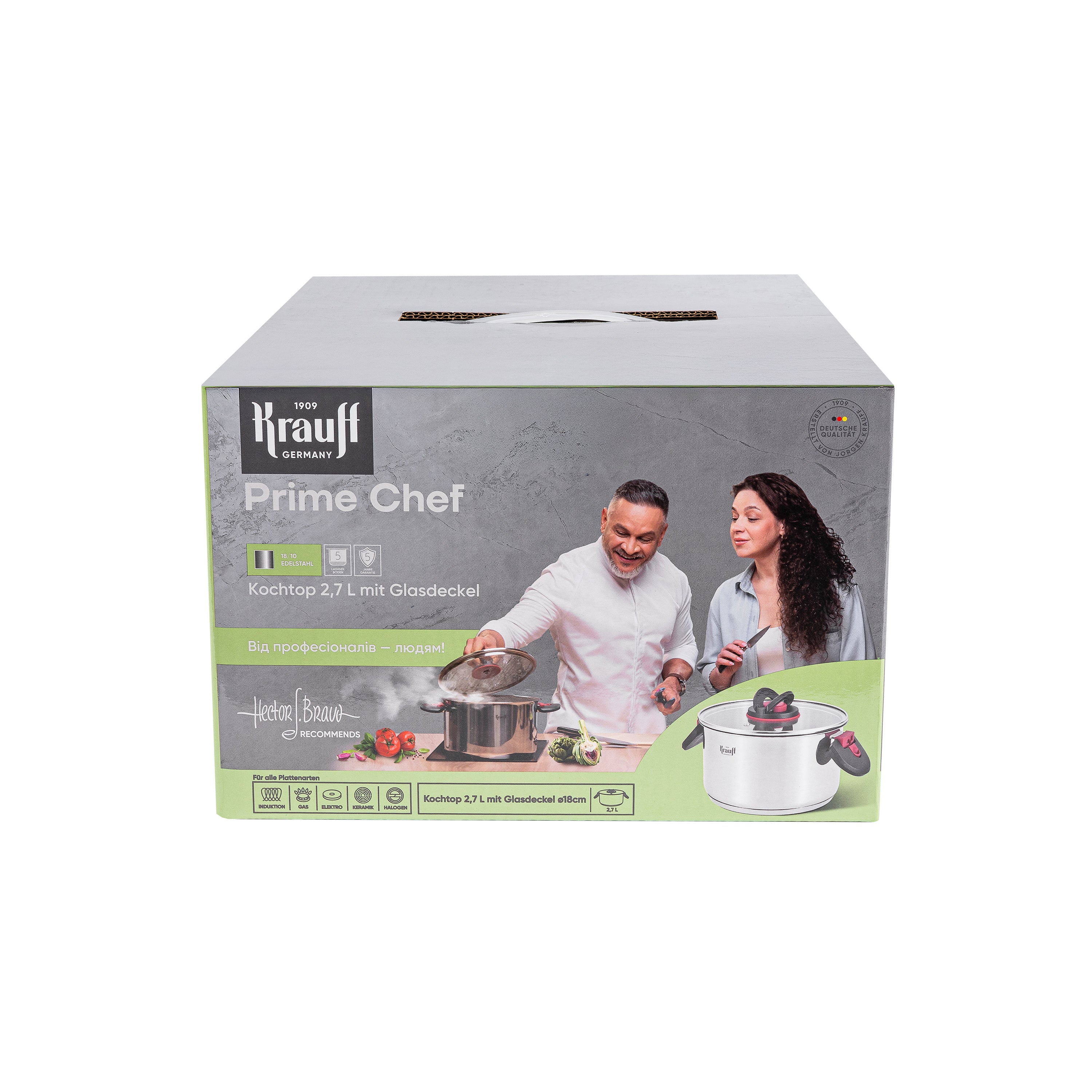 Каструля Prime Chef зі складаними ручками 2,7 л