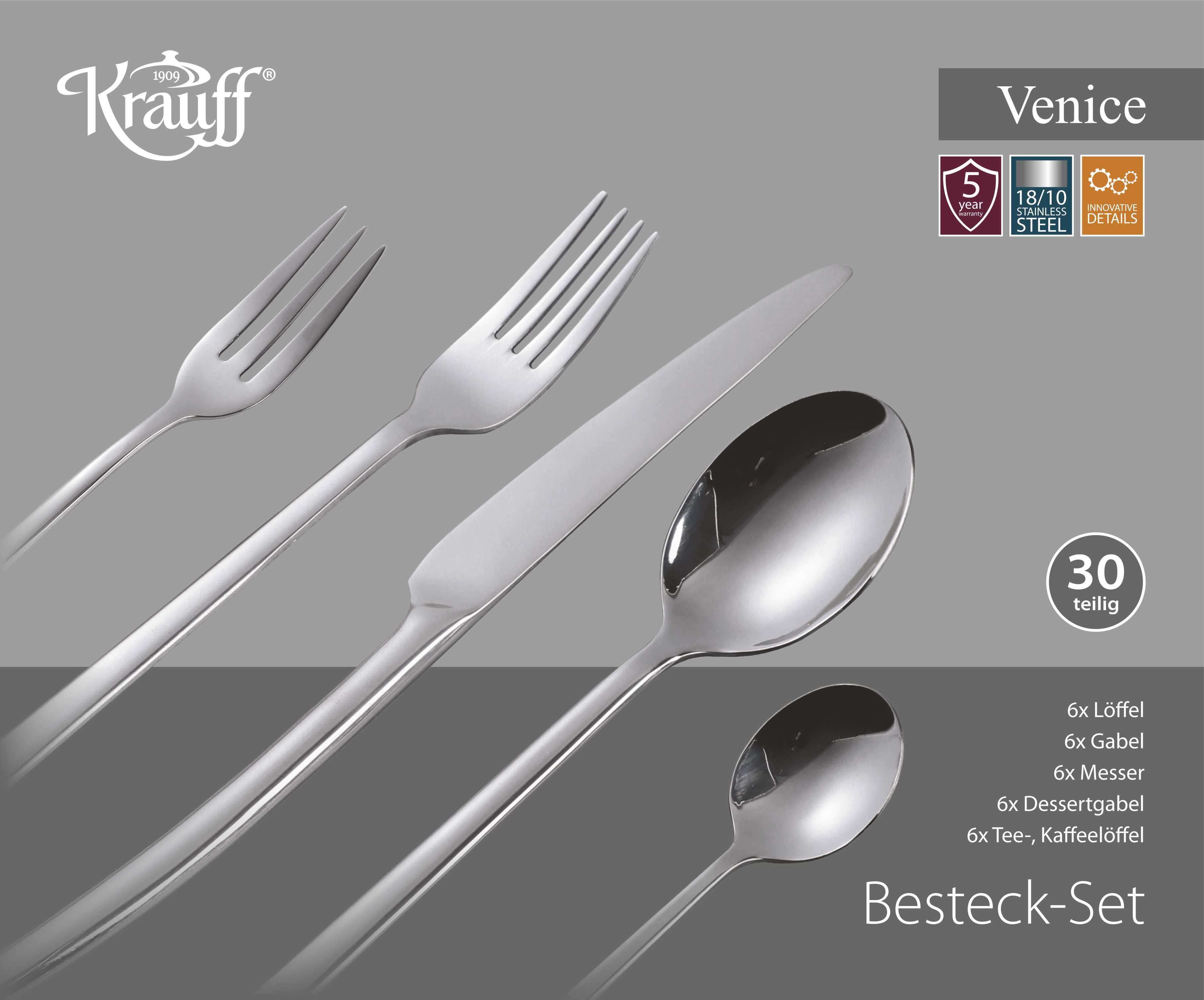 Cutlery set 24 pieces Smart Сhef