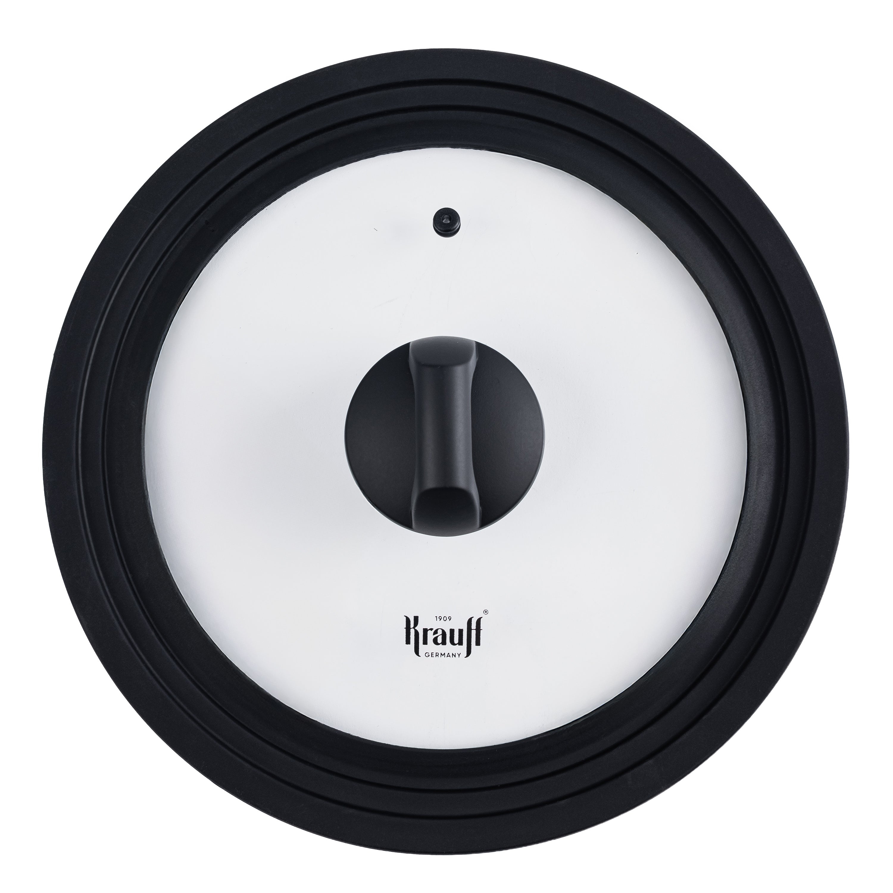 Скляна універсальна кришка з силіконовим обідком 24-28 см Prime Chef