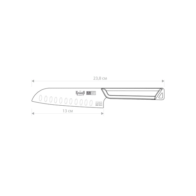 Ніж сантоку 12,8 см «Кухонний патруль» Prime Chef