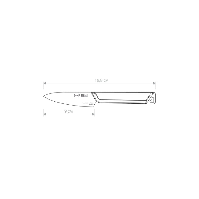 Ніж для очищення овочів 8,9 см «Кухонний патруль» Prime Chef