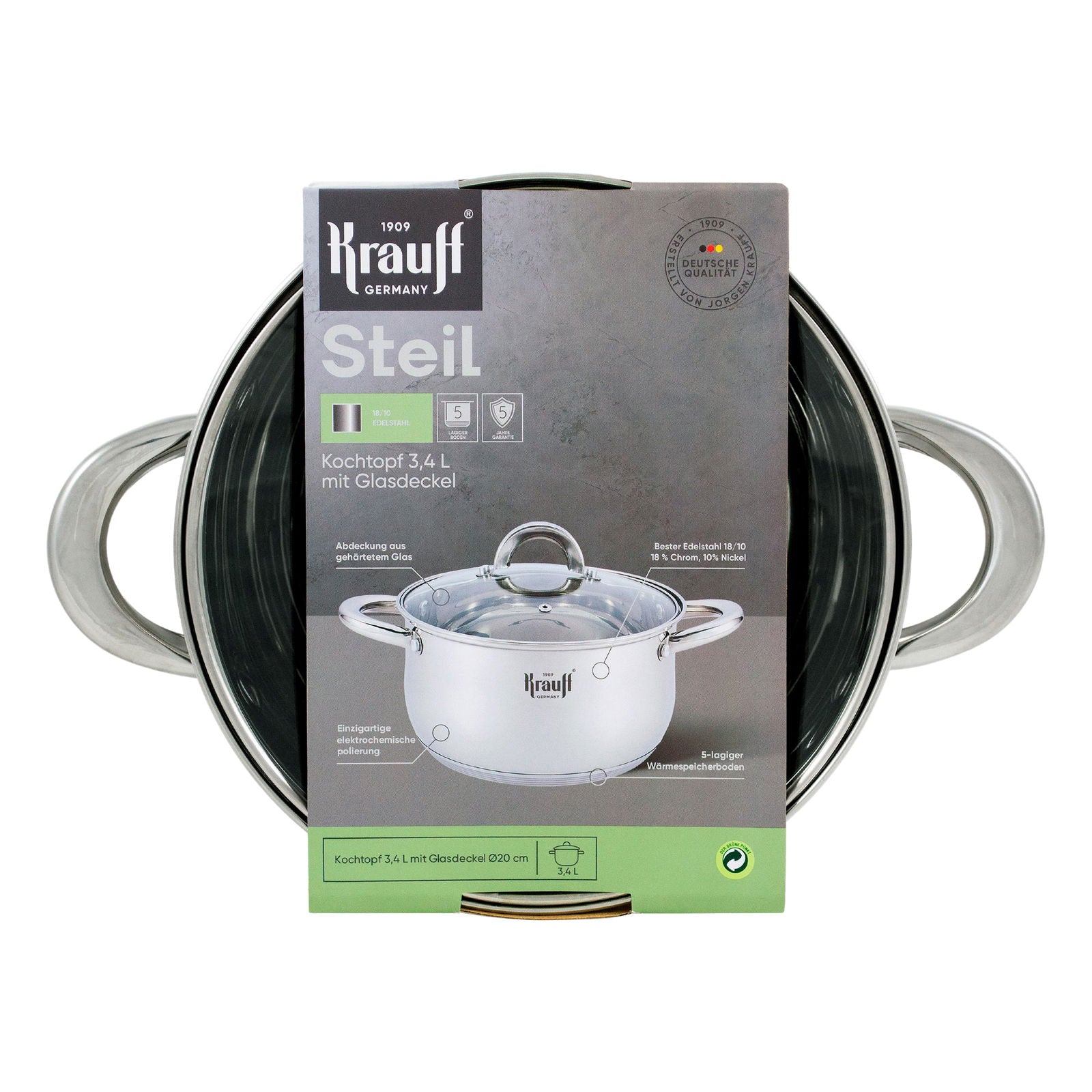 Каструля 3.4 л Steil - Krauff