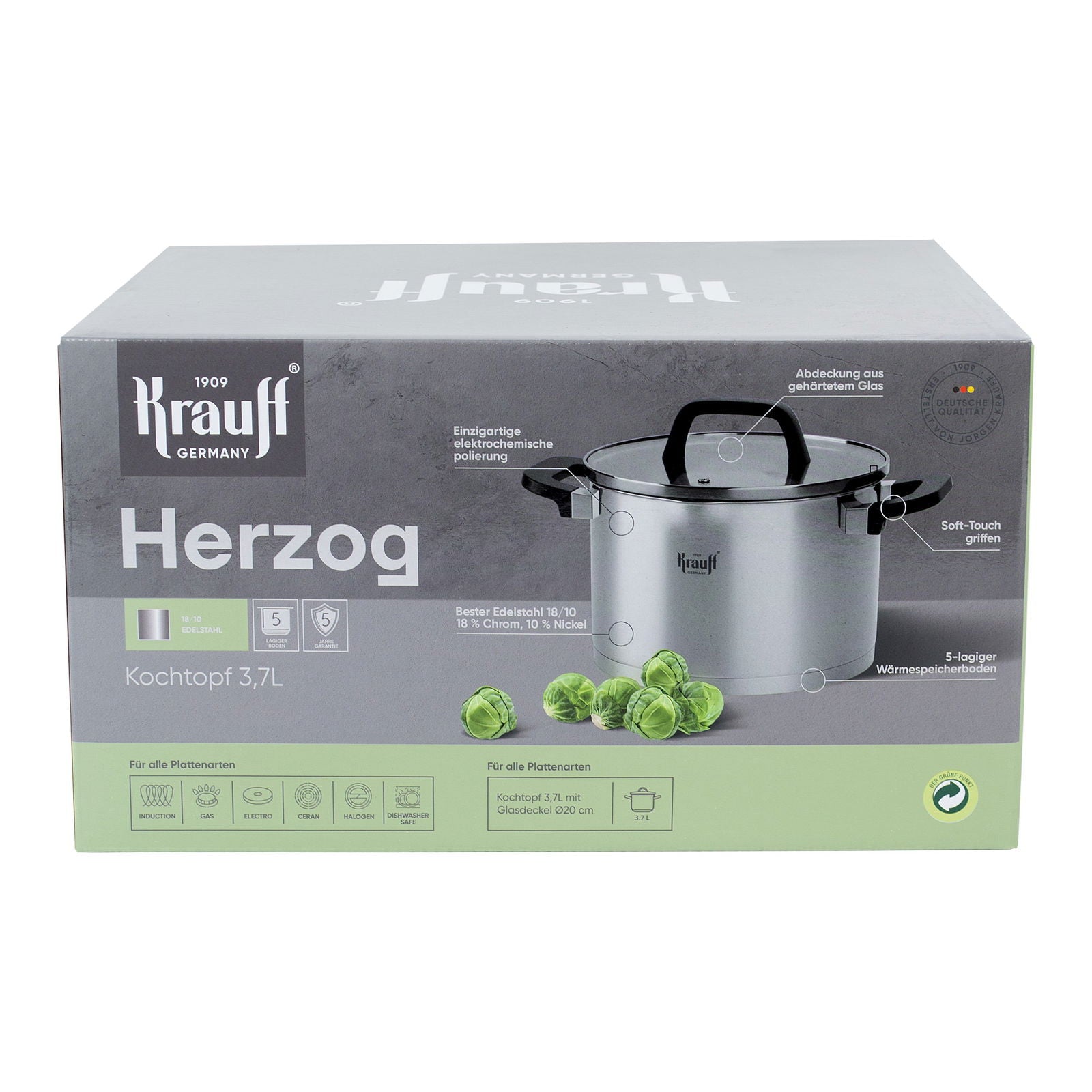 Каструля 3.7 л Herzog - Krauff