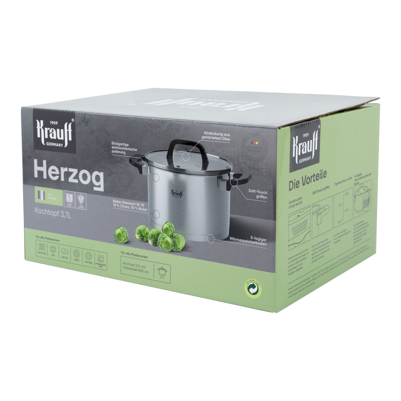 Каструля 3.7 л Herzog - Krauff