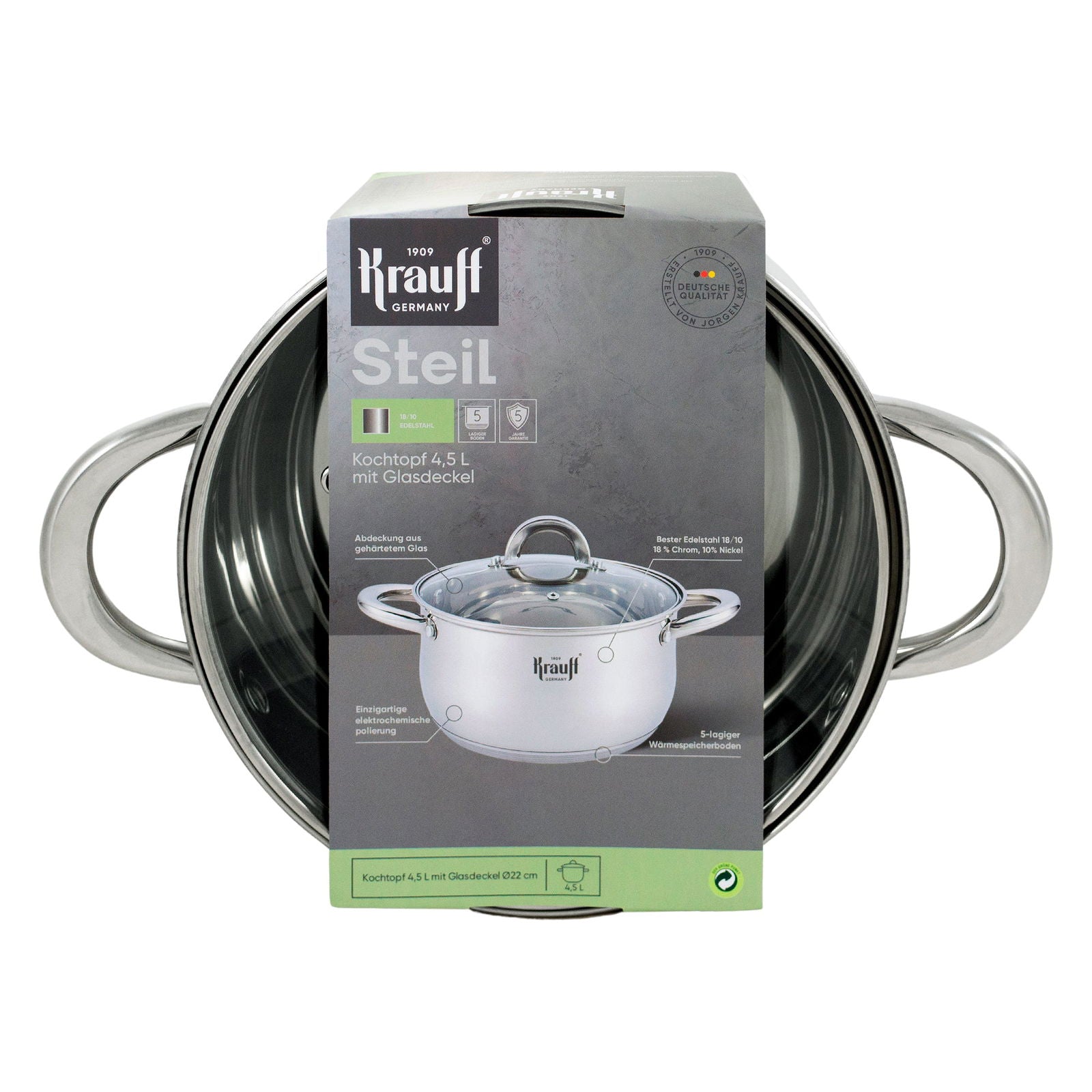 Каструля 4.5 л Steil - Krauff