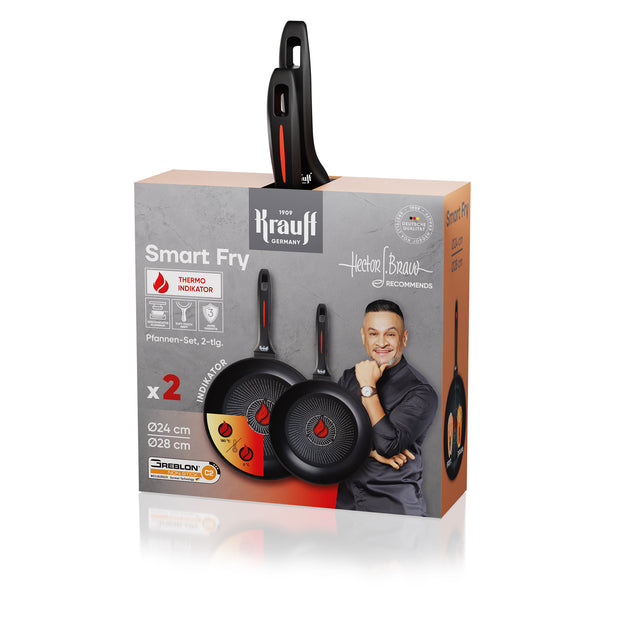 Набор универсальных сковородок Smart Fry 24 см и 28 см 